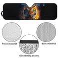 thumbnail image 6 of Yuyamidu Tiger Windshield Sunshade Sun Visor for UV Rays & Heat Protection, Suitable for Wrangler, Compass, Gladiator & Renegade, 6 of 7