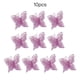 thumbnail image 1 of Tamaño único 7x7 CM nueva decoración de árbol de Navidad rosa brillante colgante de decoración navideña de flor simulada  en cuenta al realizar el pedido 10 piezas por ANGGREK  Otros, 1 of 8