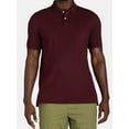 thumbnail image 4 of George Men's and Big Men's Pique Polo Shirt with Short Sleeves, Sizes S-3XL, 4 of 5