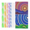 thumbnail image 2 of 36 PCS Mandala Dotting Tools Stencil Set con bolsa de almacenamiento con cremallera, para pintar rocas, dibujar, manualidades para niños, suministros para decoración de uñas Zhivalor LH-0641, 2 of 8
