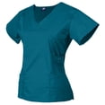 thumbnail image 3 of Medgear Women's 12-Pocket Jogger Scrub Set, Caribbean, Large, 3 of 3