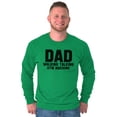 thumbnail image 5 of Dad Walking Talking ATM Machine Funny Men's Long Sleeve Tee T Shirt Brisco Brands M, 5 of 6