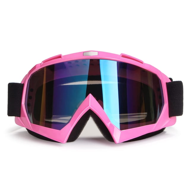 Gafas 4-FQ para moto, todo terreno, motocross, moto de cross, esquí, color rosa