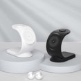 thumbnail image 1 of Estación de carga inalámbrica magnética giratoria 3 en 1 | Soporte de cargador de escritorio para teléfono, auriculares Bluetooth, reloj inteligente | Base de carga rápida | Ángulo ajustable |, 1 of 5