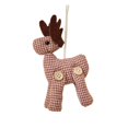 thumbnail image 2 of Cadancy Christmas Ornaments Fabric Reindeer Hanging Pendant Tree Decoration Holiday Seasonal Home Decor Party Rustic Mantle Wall Window Decorations, 2 of 6