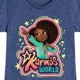 thumbnail image 3 of Karma's World - Logo - Toddler And Youth Girls Fitted Short Sleeve Graphic T-Shirt, 3 of 5