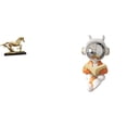 thumbnail image 1 of Escultura de caballo , figura artística coleccionable, estatua, adorno para escritorio, decoración, estantería, sala de estar, chimenea, mes, 1 of 8