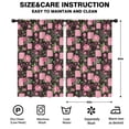 thumbnail image 2 of Pioneer Flower Floral Print Pattern Teens Curtains,Teens Insulated Curtains Set Of 2,Bedroom Essentials,Toddler Room Decor 52"x84", 2 of 5