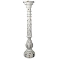 thumbnail image 2 of Contemporary Home Living 35" Antique White Unique Tall Candle Stick, 2 of 2
