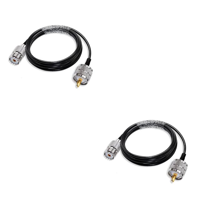 Sidaley Cable adaptador de frecuencia PL259 a SO239 convertidor antena escáner extensor accesorios 1M Type2 NO2