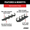 thumbnail image 2 of ARIES 2055530 RidgeStep Running Boards 6.5" × 75" Truck, Black Steel, 2 of 6