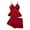 Red, variant on Krdevn Pajamas for Women Set - Women Pajama Sets Sleepwear Sleeveless Lace Hollow Out Comfortable Wear for Women Soft Breathable Nightwear Set,Sleepwear for Women,Size:M