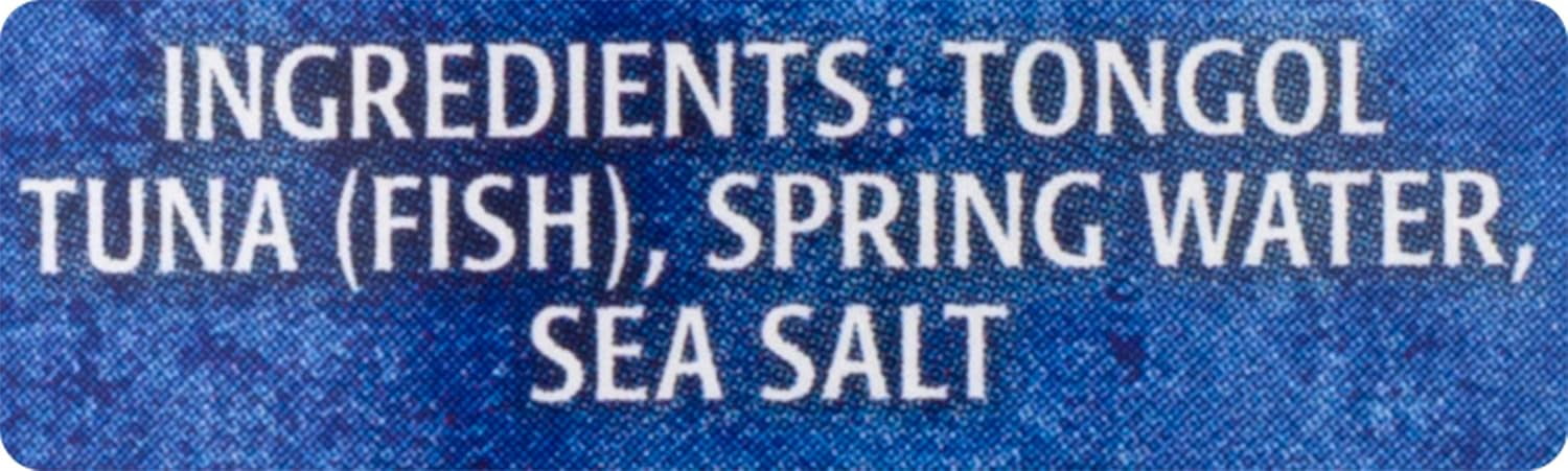 (3 pack) Crown Prince Natural Chunk Light Tongol Tuna in Spring Water, 5 oz Can