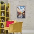 thumbnail image 3 of Stupell Industries Victorian Charming Paris Street Scene Gray Floating Frame Canvas Art, 21 x 31, by Petals Prints Design, 3 of 8