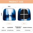 thumbnail image 3 of Blue and Grey Abstract Art Artwork Seat Covers for Dining Room Chairs Set Of 6,Stretch Printed Washable Chair Seat Cover with Elastic Ties and Button,Removable Waterproof Couch Cushion Covers, 3 of 6