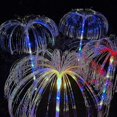 thumbnail image 3 of Solar al aire libre decorativo medusas luces coloridas jardín impermeable césped enchufe atmósfera luces 2 piezas, 3 of 5