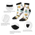 thumbnail image 5 of Fuzoiu Colorful Insects Print Adult Socks, Crew Moisture-wicking Socks, Unisex Cushion Crew Socks,Casual Sports Ankle Socks, 5 of 7