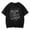 Black B, variant on Men's Black Short Sleeve Crew Neck T-Shirt, Live for Today Mountain Graphic Tee for Summer Casual Wear