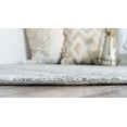 thumbnail image 2 of Unique Loom Del Mar Collection Contemporary Transitional Round Rug, 8 Feet, Gray/Beige, 2 of 2
