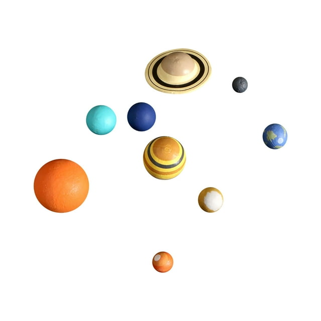 PVCS 3D Way Solar System Planet Eight Planets Model Creative Earth Toy Science Educational Toys Gift for Kids