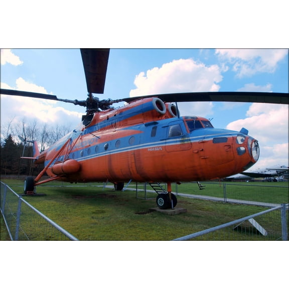 24"x36" Gallery Poster, Mil Mi-6A Hook russian soviet helicopter p2