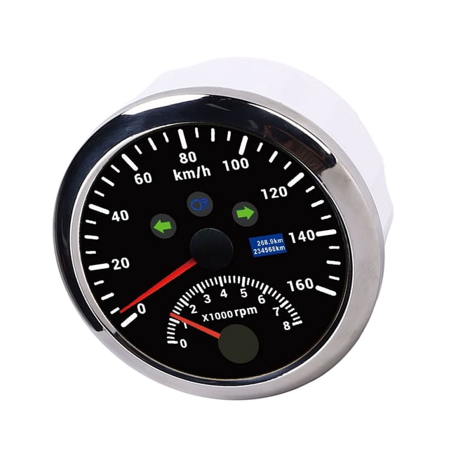 Velocímetro GPS, 85 mm, 160 km/h, velocímetro GPS, tacómetro, medidor de horas de coche, resultados impresionantes