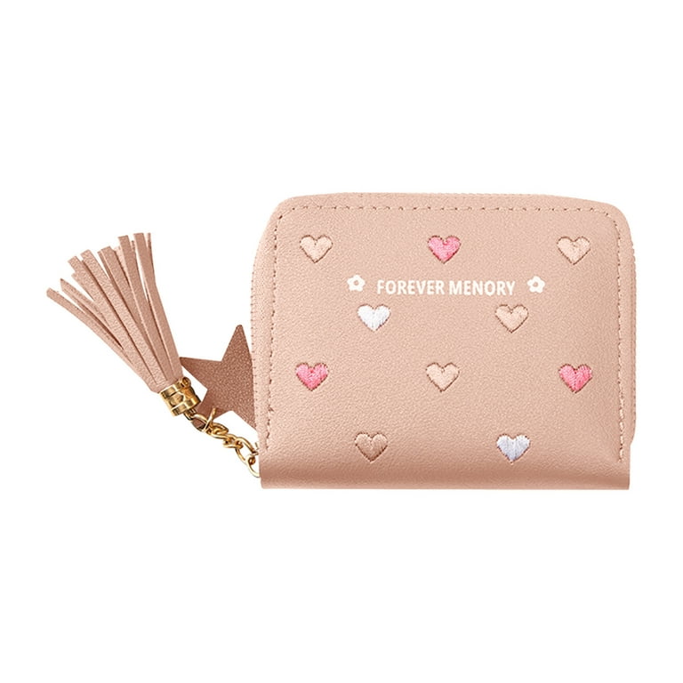 Giligiliso Womens Wallet with Slots Small Wallets for Women Bifold Slim Coin Purse Zipper ID Card Holder Travel Essentials Sales, Women's, Size: Free