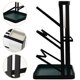 thumbnail image 1 of unbranded Rack Negro Para Tapas Ollas Con Portacuchillos Y Organizador De Utensilios, 1 of 8