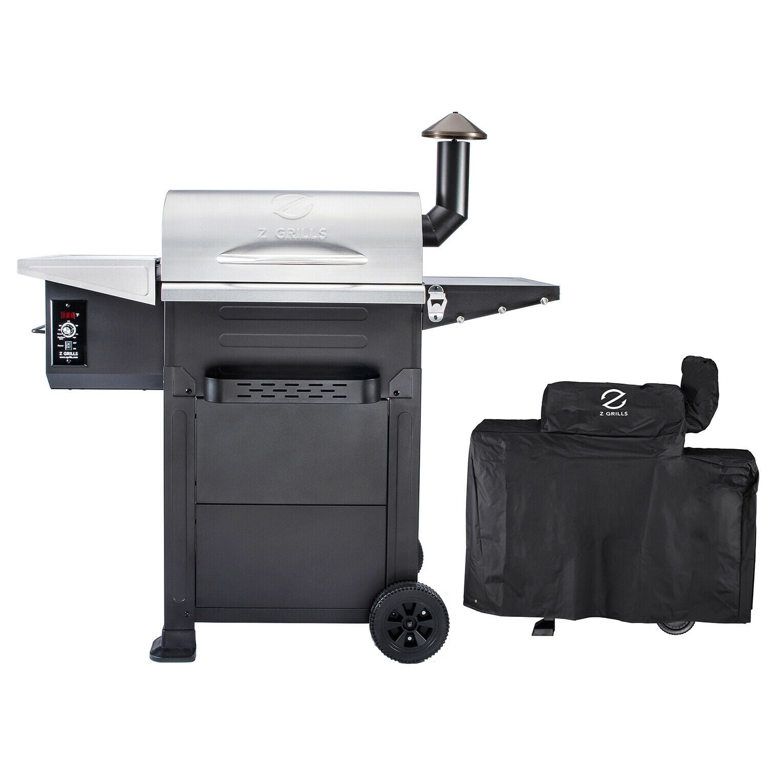 Z GRILLS L6002E Smart Wood Pellet Grill 6 in 1 Outdoor BBQ Smoker 573