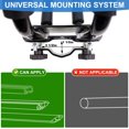 thumbnail image 3 of Kayak Roof Rack Foldable Kayak Roof Carrier Rack For Car Suv Pickup Trucks Kayaks Canoes Paddle Board Car Rack, 3 of 5