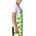 thumbnail image 3 of Lsque Broccoli Vegetables Waterproof Apron Chef Aprons for Men Heavy Duty Chemical Work Apron Extra Long Grilling Aprons with Adjustable Bib Apron, 3 of 9