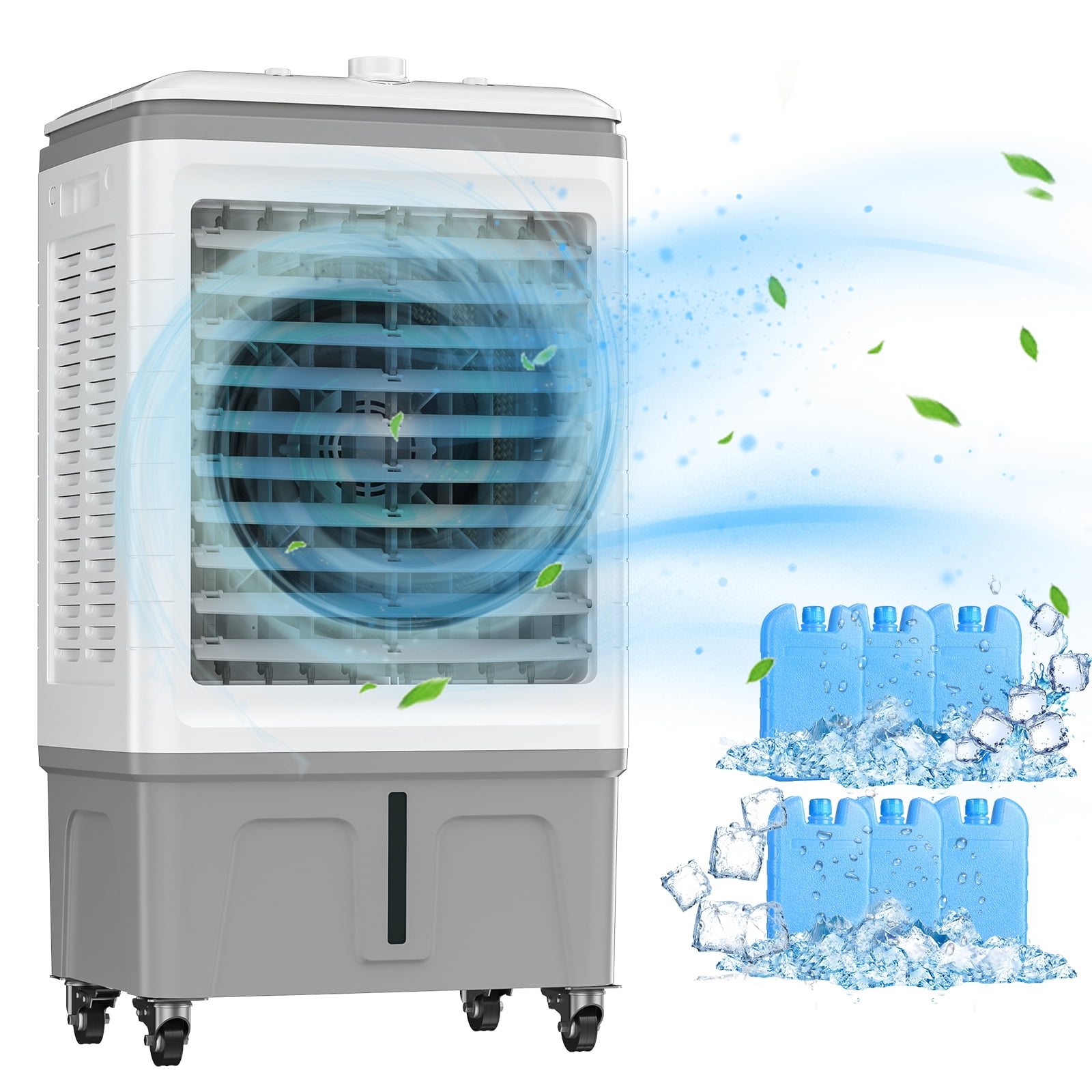 Evaporative Cooler FANCOLE IN Windowless Air Conditioner, Speed Cooling