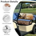 thumbnail image 6 of Yuyamidu Southwest Aztec Horse Golf Cart Seat Covers Sunflower Golf Cart Bench Seat Cover Portable Backrest Cover for Club Cars and More 2-Seats Cart, 6 of 7