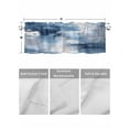 thumbnail image 4 of Valances for Windows Abstract Mottled Texture Rod Pocket Cafe Window Treatments Valance Curtains for Kitchen Bathroom Laundry Basement Windows 42"x12", 4 of 9