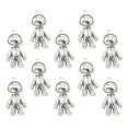 thumbnail image 1 of 10pcs Alloy Alien Design Pendants for DIY Jewelry Making Accessory Necklace Sweater Chain Antique, 1 of 3