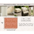 thumbnail image 6 of Soimoi Floral Theme Waterproof Fabric | Outdoor Material by 5 Yard | Tear-Resistant, UV Safe | Great for Bags, Rainwear, Covers & Curtains, Awning Cover Cloth - Orange, 6 of 7
