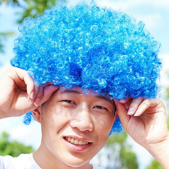 Carnival Head Wigs Masquerade As Fans With Funny Clown Colored Wigs Little Headbands Athletic Headband Headband Male Head Bands Mens Hair Sweatband for Yoga Women Knot Headband Headband Men Running