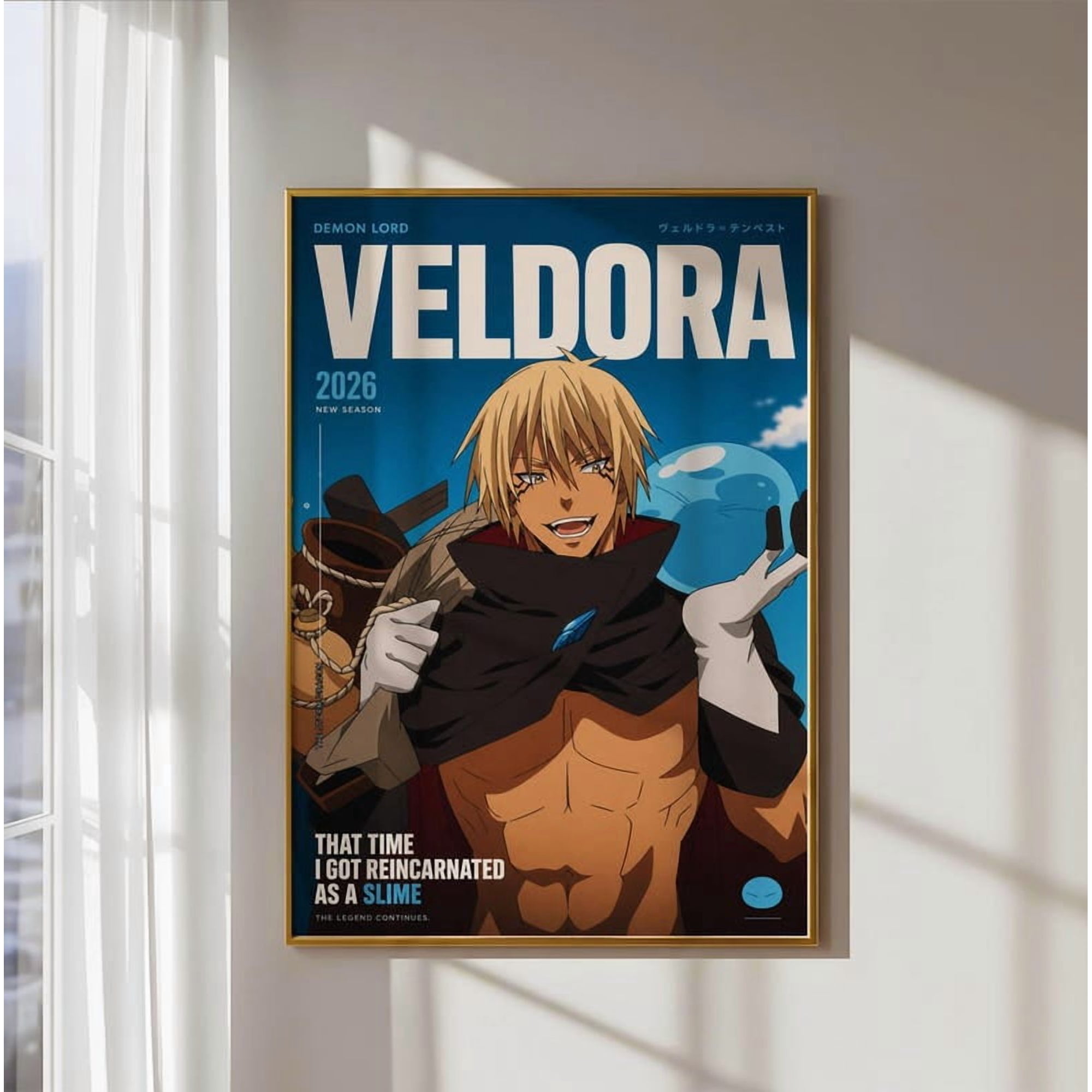 Veldora That Time I Got Reincarnated As A Slime Poster Unframed Size 24''x36'' GooGate