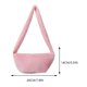 thumbnail image 2 of Bolso de felpa informal para mujer, bolso de hombro esponjoso de estilo coreano (rosa), 2 of 8