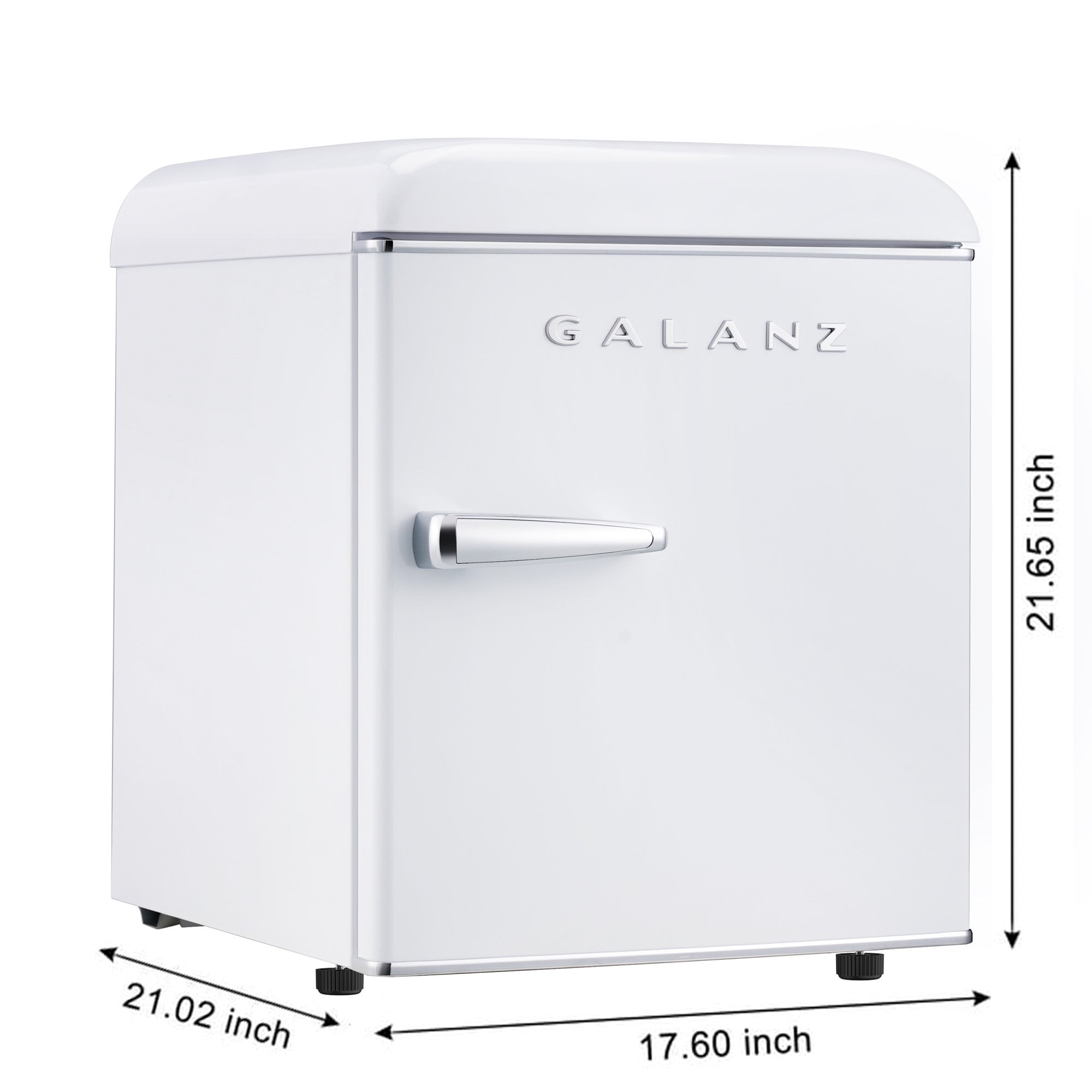 Galanz Retro Compact Mini Fridge with Freezer, 2-Door, Energy Efficient,  Small Refrigerator for Dorm, Office, Bedroom, 3.1 cu ft, Black &  GLCMKZ07BKR07 Retro Countertop Microwave Oven with Auto Cook - Yahoo  Shopping