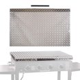 thumbnail image 2 of Griddle Guard 36" Outdoor Diamond Plated Griddle Hard Cover w/ Wood Handle, 2 of 9