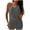 Gray, variant on Kaemgyyd 2 Piece Tankini Swimsuits Women Athletic Swim Tank Top with Removable Bra and Shorts Bathing Suits Activewear Swimwear