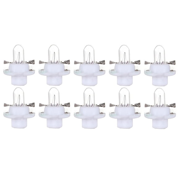 cciyu 10 Pack T5 B8.4D 5050 LED SMD Warm White Replacement fit For Dodge Benz Dashboard Gauge Cluster LED Light Bulbs