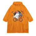 thumbnail image 4 of WOYY Girls Halloween Sleepwear Onesie Unisex Flannel Hooded Jumpsuit Pajama, Sizes 5-15, 4 of 5