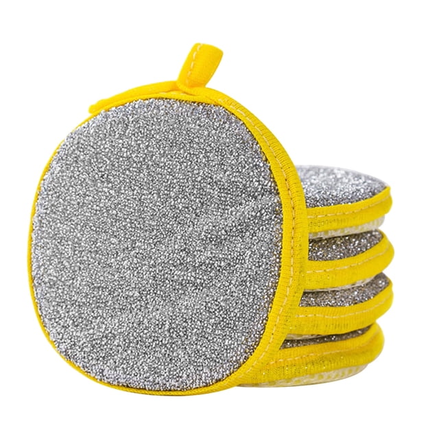 12 Pack Multi-Purpose Scrub Sponges Kitchen, 4.72*0.98 Inch Double-sided Dish Sponge, Non-Scratch Microfiber Sponge for Efficiently Cleaning Dishes, Pots, and Pans, and More