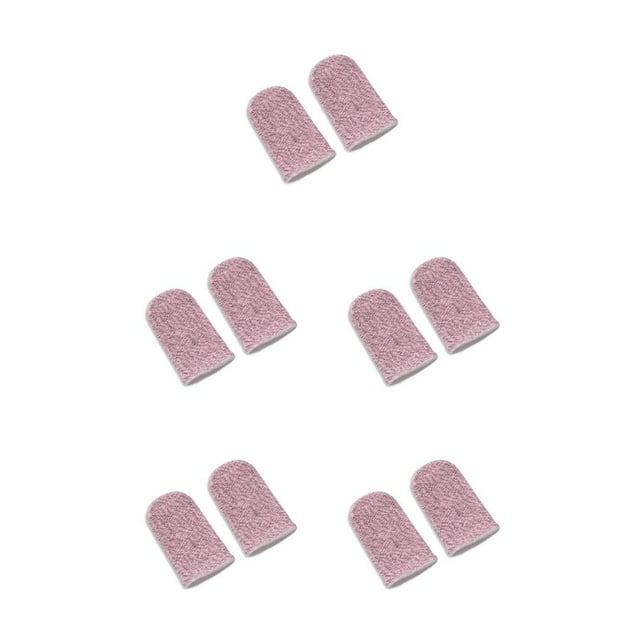 Transemion 2 Pcs Manchons de Jeu Mobiles Anti-Transpiration pour Bout des Doigts Sans Coutures pour Téléphones Cellulaires, Manettes de Jeu Respirantes Garçons Main No.03 5Ensemble
