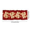 EIALIVE Red Love Valentine'S Day Curtain Fabric Printed Insulation