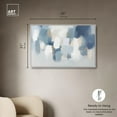 thumbnail image 5 of Dreaming Indigo I Canvas Blue Abstract Art by Art Remedy, White Frame, 45" x 30", 5 of 7