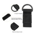 thumbnail image 4 of Uxcell Belt Keeper Key Chain, 2 pack D Type Nylon Webbing Strap Key Chain Hook, Black, 4 of 6