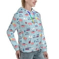 thumbnail image 6 of Salouo Brain Training Pattern Hoodie Sweatshirts for Women, Autumn Pullover Hoodie Workout Sweat Women's Long Sleeve Preppy Sweatshirts-XX-Large, 6 of 7